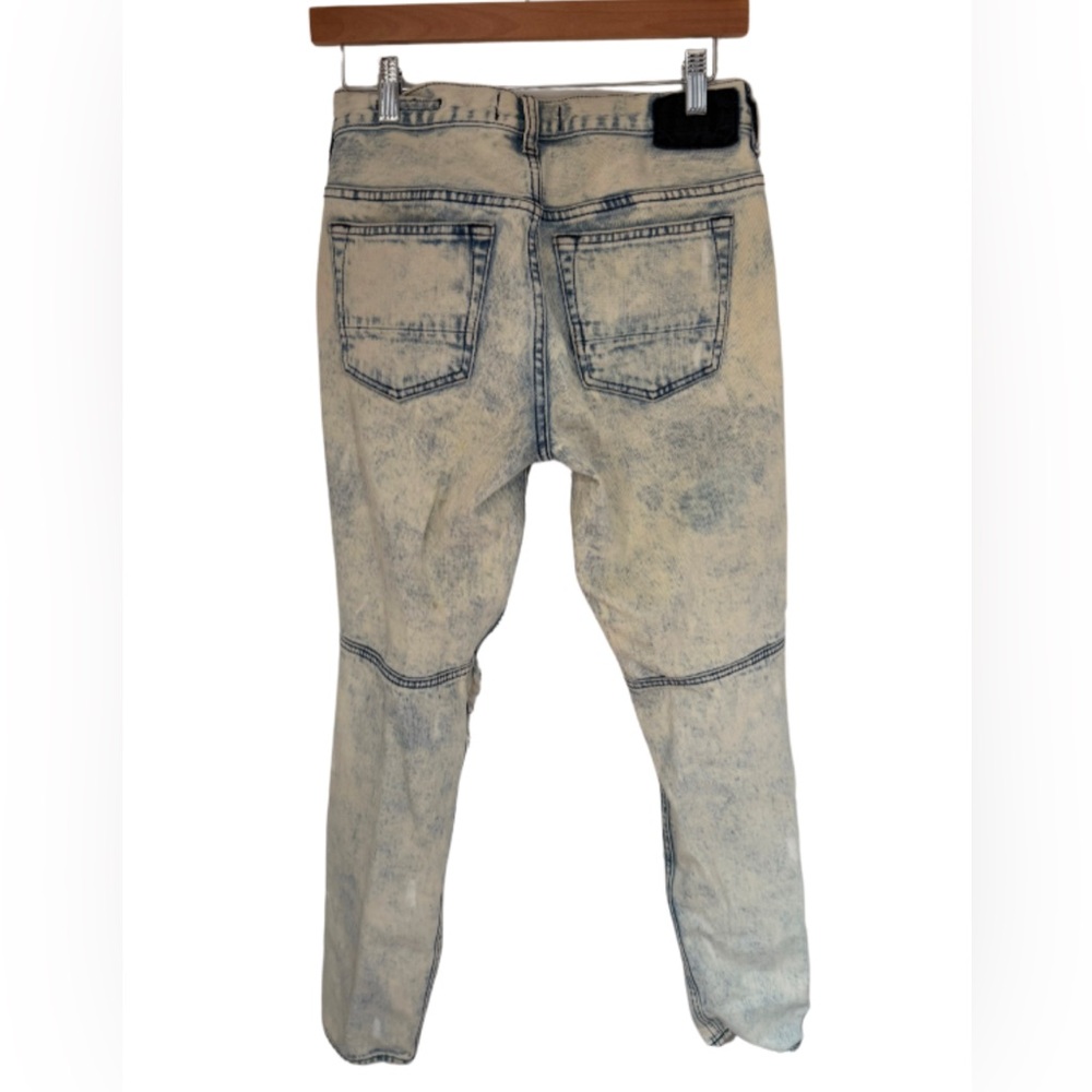F. Pacsun Distressed Blue Skinny Jeans size 28 x 30 - Picture 2 of 3